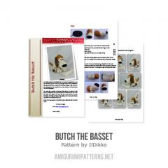 Butch the Basset amigurumi pattern by IlDikko