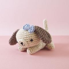 Cheeky Little Puppy Dog amigurumi pattern by LittleAquaGirl