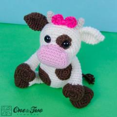 Doris the Cow amigurumi by One and Two Company