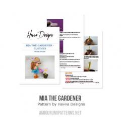 Mia the gardener amigurumi pattern by Havva Designs