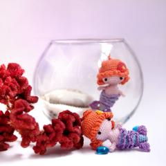 Mini Mermaid amigurumi by Ds_mouse