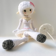 Miss Leah the Sheep Tightrope Walker amigurumi by Diceberry Designs