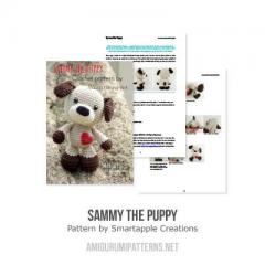 Sammy the Puppy amigurumi pattern by Smartapple Creations