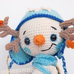 Snowman Lu amigurumi by Ds_mouse