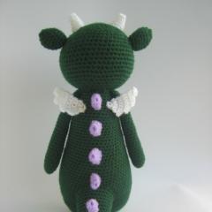 Tall Dragon with Spikes amigurumi by Little Bear Crochet