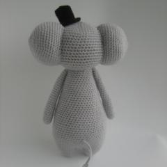 Tall Elephant with Hat amigurumi pattern by Little Bear Crochet