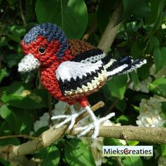 The Finch Male and Female amigurumi by MieksCreaties