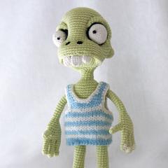 Zombie boy in singlet amigurumi pattern by Ds_mouse