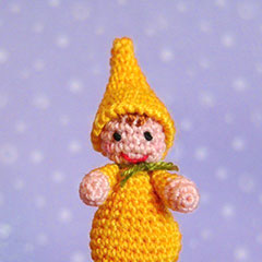 Baby Gnome amigurumi pattern by Muffa Miniatures