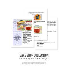 Bake Shop Collection amigurumi pattern by You Cute Designs