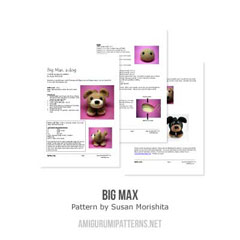 Big Max amigurumi pattern by Susan Morishita