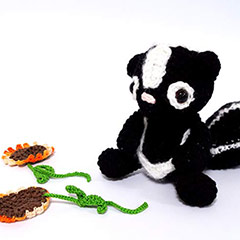 Briella the skunk amigurumi by Sweet N' Cute Creations
