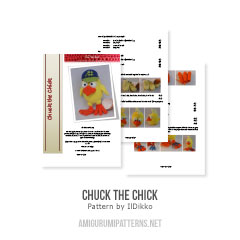 Chuck the Chick amigurumi pattern by IlDikko