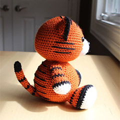Cubby the tiger amigurumi by Little Muggles