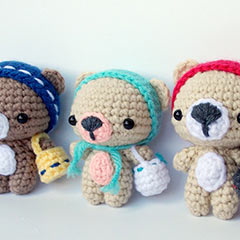 Cutie Bears amigurumi pattern by AmiAmore
