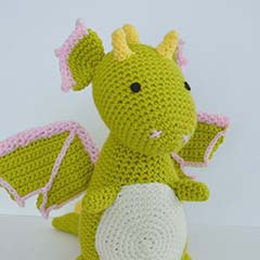 D is for Dragon amigurumi pattern by Ami Amour
