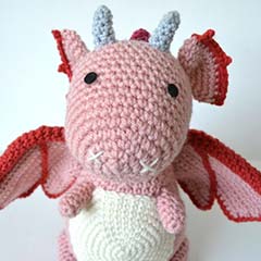 D is for Dragon amigurumi by Ami Amour