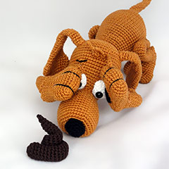 Doug the dog amigurumi pattern by IlDikko