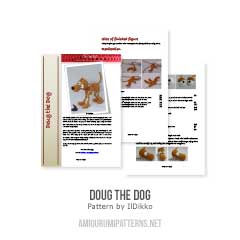 Doug the dog amigurumi pattern by IlDikko