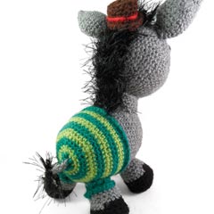 Eduardo the Donkey amigurumi pattern by Pii_Chii