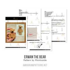 Erwan the Bear amigurumi by Minimonde