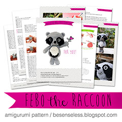 Febo the Raccoon amigurumi pattern by airali design