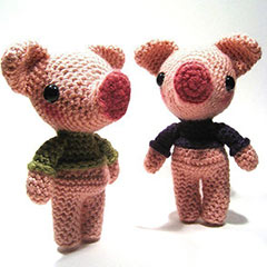 Francis the Piglet amigurumi pattern by sarsel