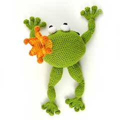 Frog Prince amigurumi pattern by The Flying Dutchman Crochet Design