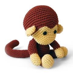 Johnny the Monkey amigurumi by Pepika