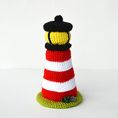 Lighthouse and boat amigurumi pattern by The Flying Dutchman Crochet Design