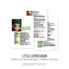 Little Leprechaun amigurumi pattern by Ham and Eggs / Heather Jarmusz