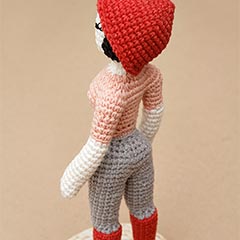 Miette the fashion doll amigurumi pattern by StuffTheBody