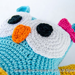 Miss Owl amigurumi pattern by One and Two Company