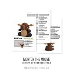 Morton the Moose amigurumi by Footloosefriend