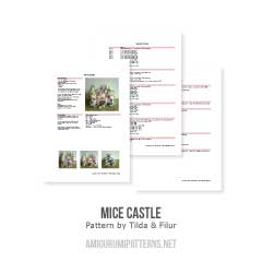 Mice Castle amigurumi pattern by Tilda & Filur