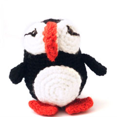 Mr. Puffin amigurumi by MysteriousCats