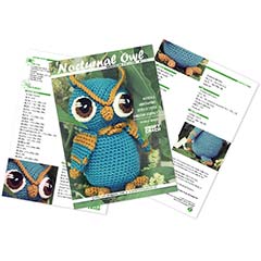 Nocturnal Owl amigurumi pattern by Kraft Croch