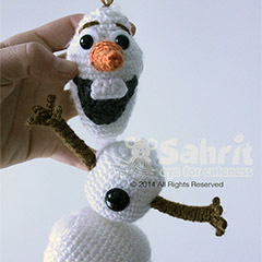 Funny Snowman amigurumi by Sahrit