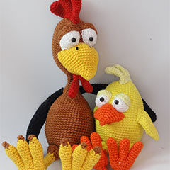 Package: Poultry Paul + Chuck the Chick amigurumi pattern by IlDikko