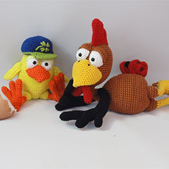 Package: Poultry Paul + Chuck the Chick amigurumi by IlDikko