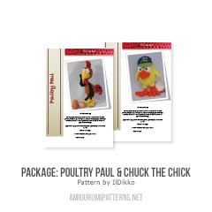 Package: Poultry Paul + Chuck the Chick amigurumi pattern by IlDikko