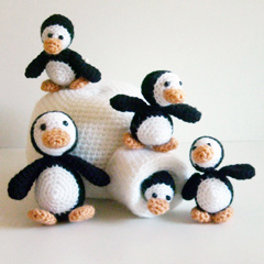 Penguin Family amigurumi by Tilda & Filur