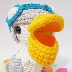 Penny the Pelican amigurumi pattern by Sweet N' Cute Creations
