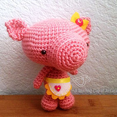 Penny the Piglet amigurumi by A Morning Cup of Jo Creations