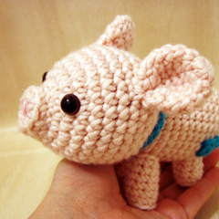 Porkie the Piggy amigurumi pattern by Sweet N' Cute Creations