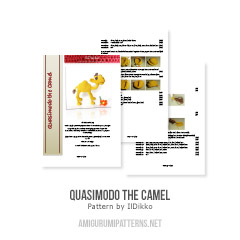 Quasimodo the camel amigurumi pattern by IlDikko