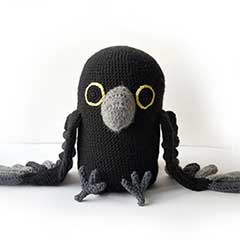 Raven amigurumi by The Flying Dutchman Crochet Design
