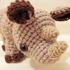 Little Rhylie the Rhino amigurumi by Sweet N' Cute Creations