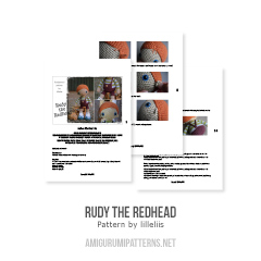 Rudy the Redhead amigurumi pattern by lilleliis