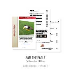 Sam the eagle amigurumi pattern by IlDikko